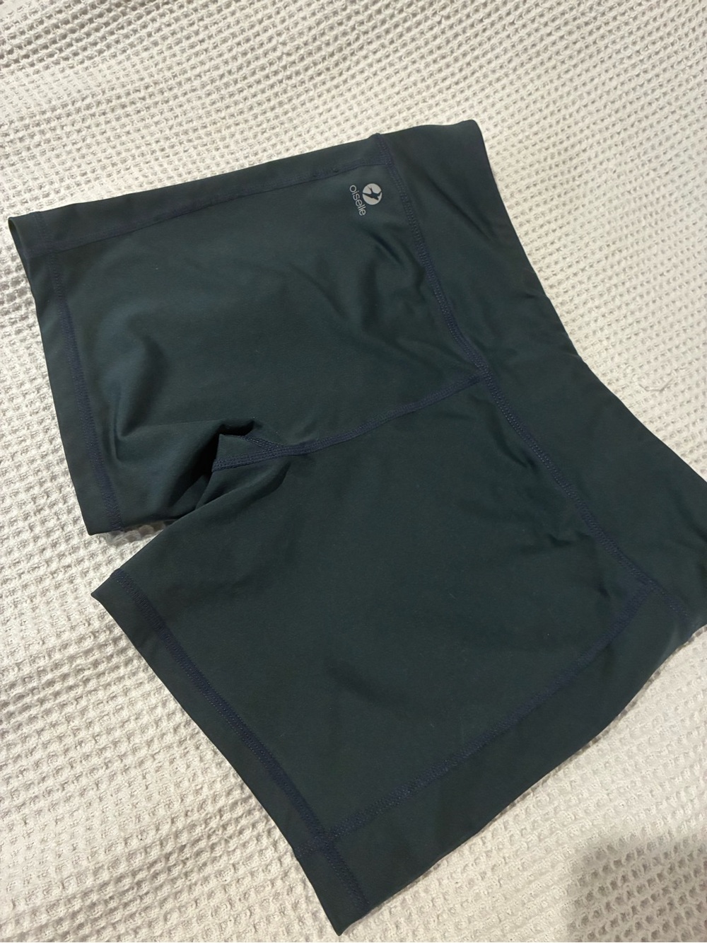 oiselle deep grey running shorts